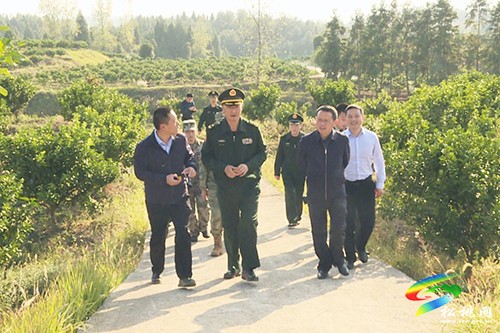 武警贵州省总队到我县调研乡村振兴帮扶成效工作