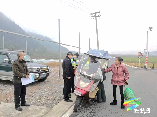 普觉镇开展冬季道路交通专项整治行动