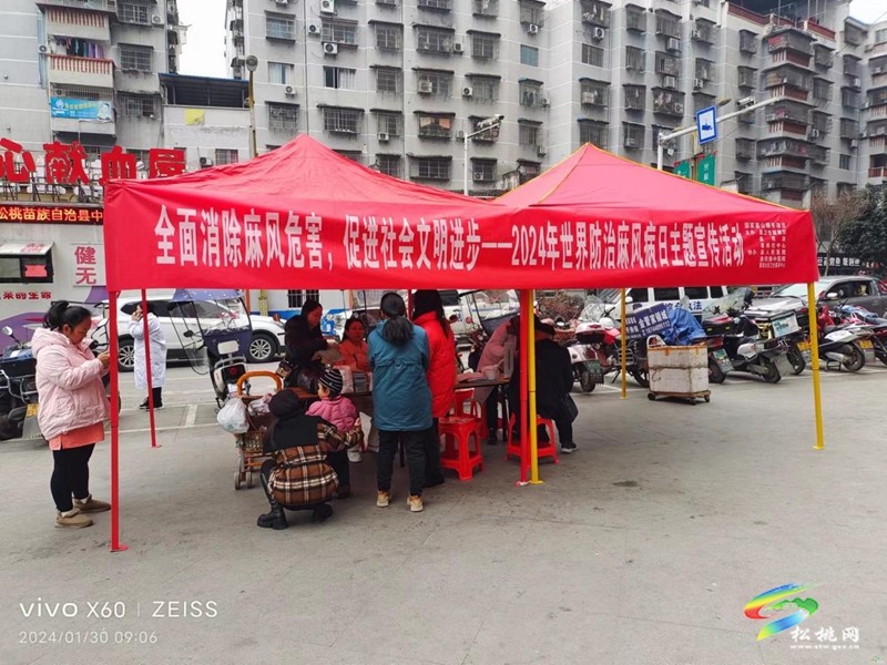 松桃开展2024年“世界防治麻风病日”主题宣传慰问活动