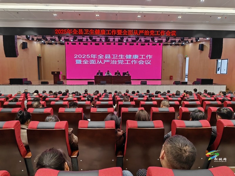 2025年全县卫生健康工作暨全面从严治党工作会议召开