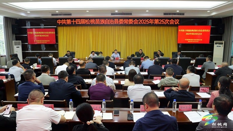 县委常委会2025年第25次会议召开